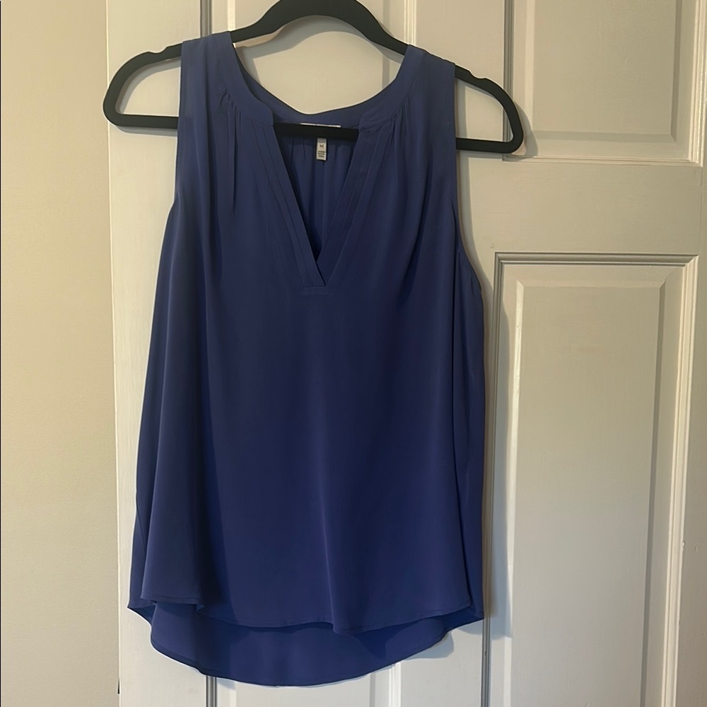 Women's Blue Sleeveless Top
